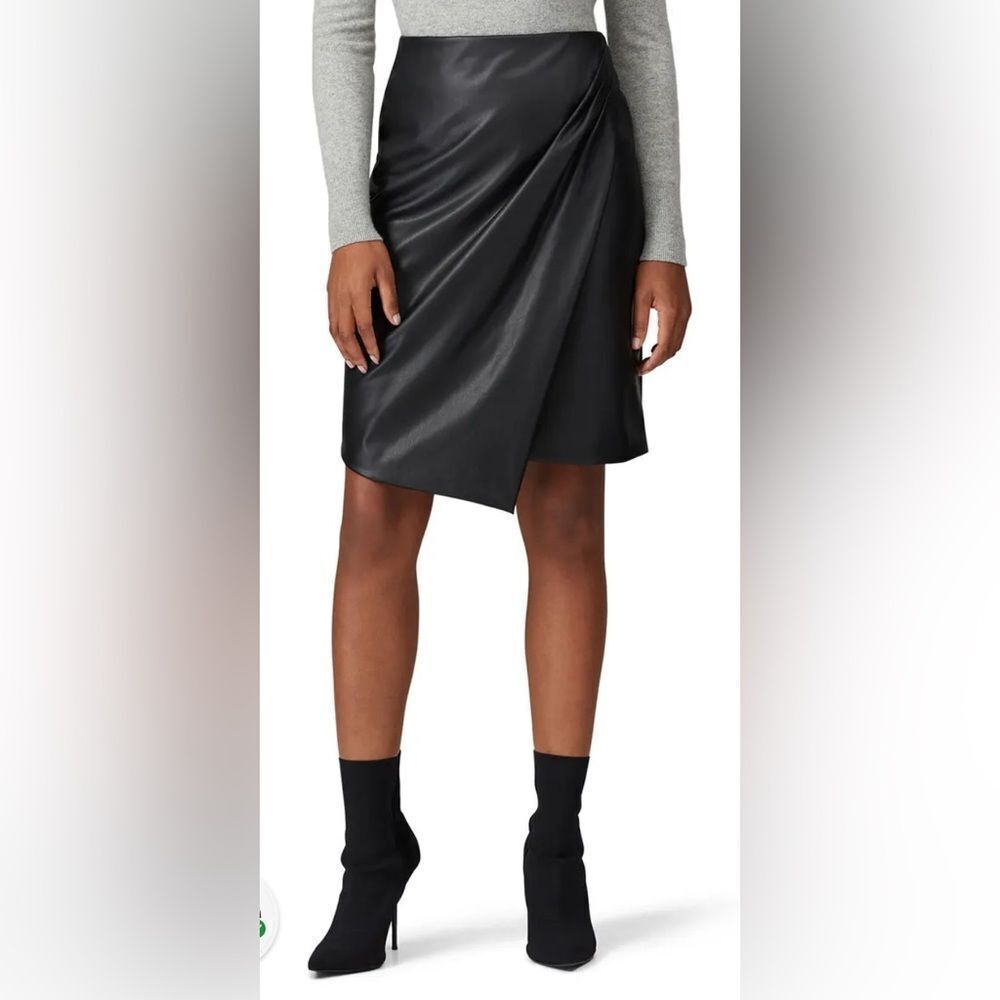 Great Jones Black Vegan Leather Skirt Size 4